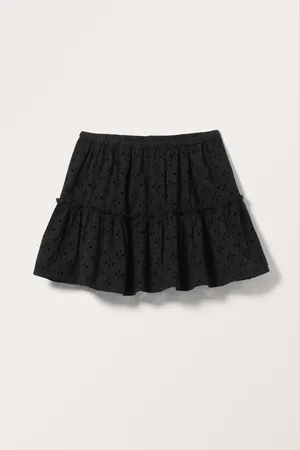 Monki Short Ruffled Skirt