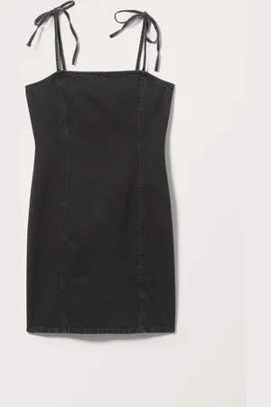Monki Fitted Mini Denim Dress