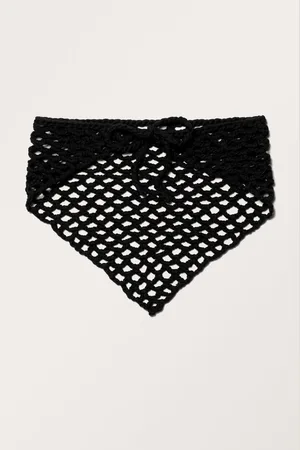 Monki Crochet Triangle Head Scarf