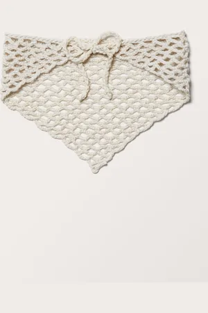 Monki Crochet Triangle Head Scarf