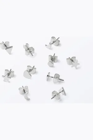 Monki 5-pack Stud Earrings
