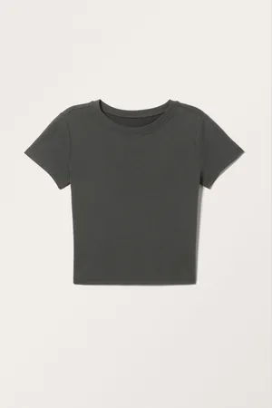 Monki Shrunken Short Sleeve T-shirt