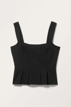Monki Square Neck Suiting Top