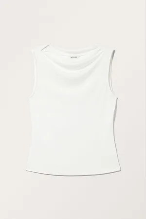 Monki Super soft sleeveless boatneck top