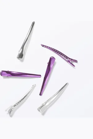 Monki 6-pack Shiny Hair Clips