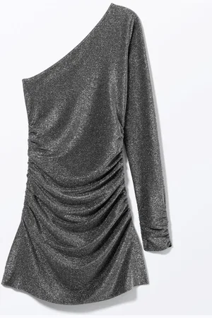 Monki Gather One-shoulder Mini Dress