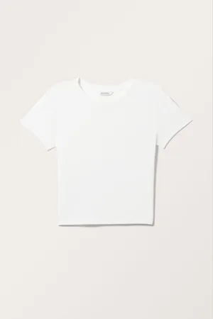 Monki Shrunken Short Sleeve T-shirt