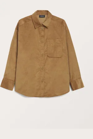 Monki Oversized corduroy shirt