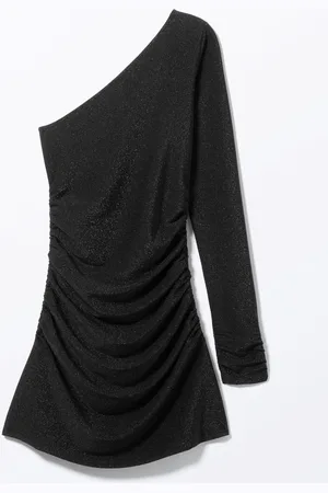 Monki Gather One-shoulder Mini Dress