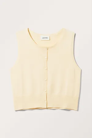 Monki Jacquard Knitted Vest