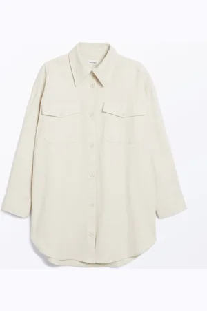 Monki Oversized cotton shirt dress