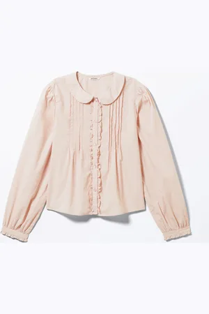 Monki Boxy Pintuck Poplin Shirt