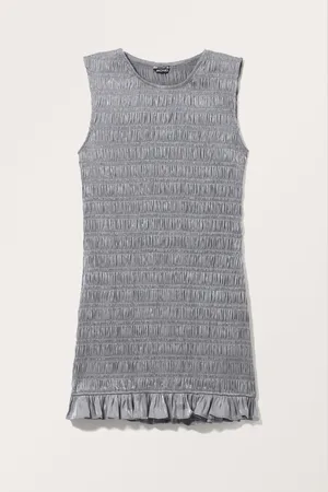 Monki Smocked Sleeveless Mini Dress
