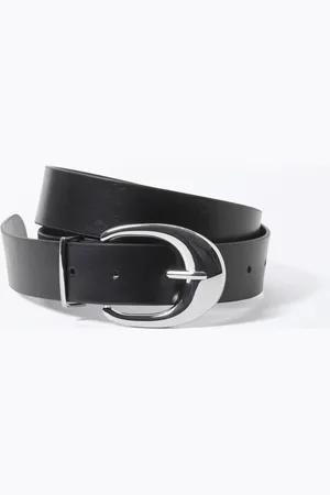 Monki Faux Leather D-buckle Belt