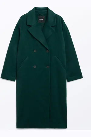 Monki Long double breasted coat