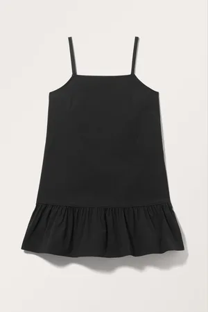 Monki Short Peplum Strap Dress