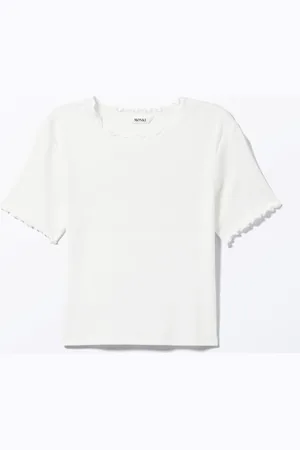 Monki Soft Pyjama T-shirt - White