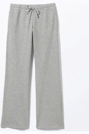 Monki Soft Terry Pyjama Bottoms - Grey