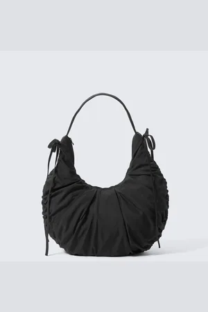 Monki Ruched Crescent Shoulder Bag
