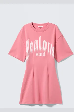 Monki Structured Mini T-shirt Dress