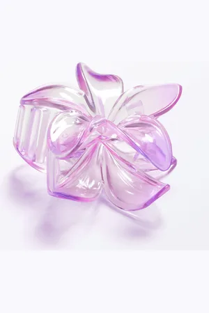 Monki Translucent Flower Hair Claw