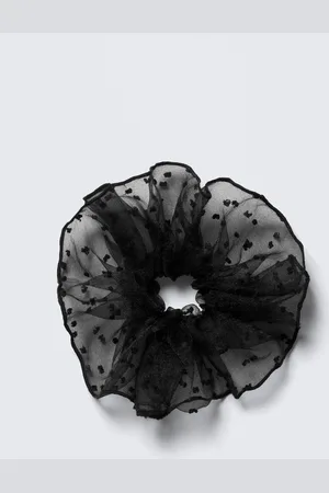 Monki Soft Mesh Frill Scrunchie