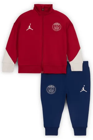 Nike Pleteninová fotbalová tepláková souprava Jordan Dri-FIT Paris Saint-Germain Strike pro kojence a batolata, čtvrtá
