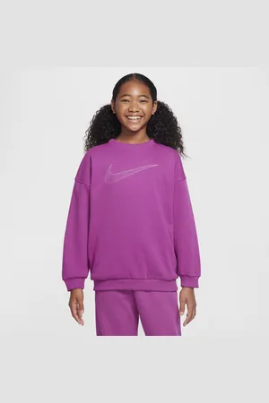 Nike Volnější mikina Sportswear Club Fleece pro větší děti (dívky)