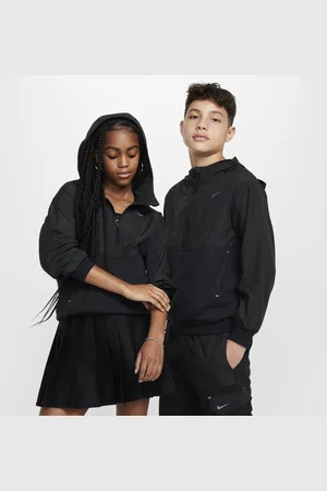 Nike Flísová mikina Sportswear City Utility EasyOn s kapucí a polovičním zipem pro větší děti