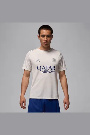 Nike Pánské čtvrté předzápasové fotbalové tričko Jordan Dri-FIT Paris Saint-Germain Academy Pro s krátkým rukávem