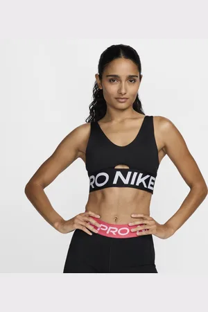 Nike Dámská sportovní podprsenka Pro Indy Plunge s vycpávkami a střední oporou