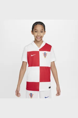 Nike Domácí fotbalový dres Dri-FIT Replica Chorvatsko Stadium 2024/25 pro větší děti