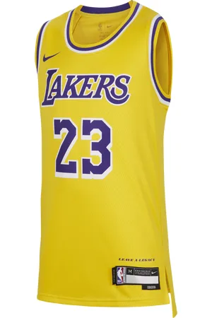 Nike Dres NBA Swingman LeBron James Los Angeles Lakers 2023/24 Icon Edition pro větší děti (chlapce)