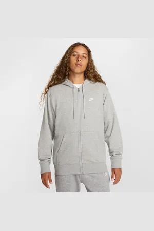Nike Pánská mikina Club z francouzského froté s kapucí a dlouhým zipem
