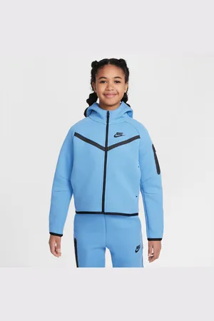 Nike Dívčí mikina s kapucí a dlouhým zipem Sportswear Tech Fleece