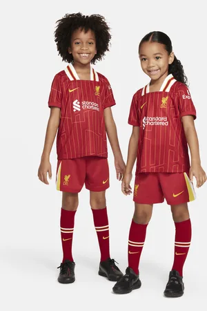 Nike Replika domácí fotbalové trojdílné soupravy Liverpool FC Stadium 2024/25 pro malé děti