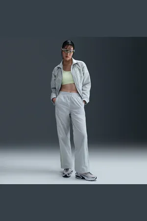 Nike Dámské tkané kalhoty Windrunner bez manžet a s vysokým pasem