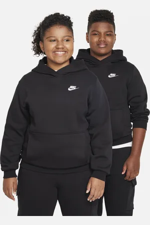 Nike Flísová mikina Sportswear Club pro větší děti, s kapucí (rozšířená velikost)