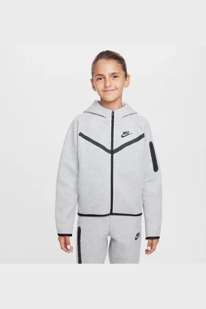 Nike Dívčí mikina s kapucí a dlouhým zipem Sportswear Tech Fleece