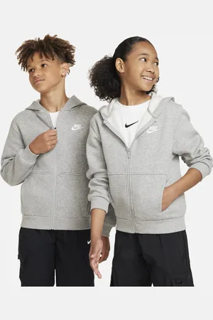 Nike Mikina Sportswear Club Fleece s kapucí a dlouhým zipem pro větší děti