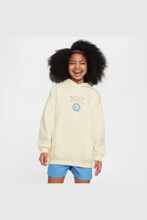 Nike Volná mikina Sportswear Club Fleece s kapucí pro dívky