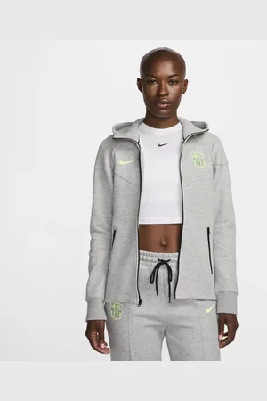 Nike Dámská mikina Football FC Barcelona Tech Fleece Windrunner s kapucí a zipem po celé délce