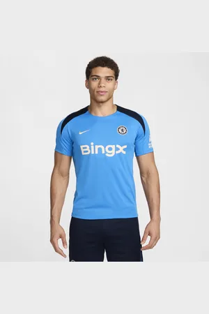 Nike Pánské pleteninové fotbalové tričko Dri-FIT Chelsea FC Strike s krátkým rukávem