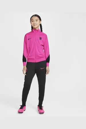 Nike Třetí pleteninová fotbalová tepláková souprava Dri-FIT Chelsea FC Strike pro větší děti