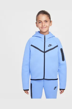 Nike Dívčí mikina s kapucí a dlouhým zipem Sportswear Tech Fleece