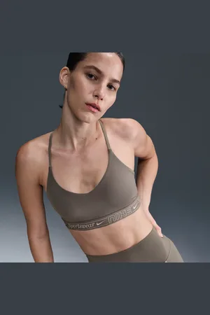 Nike Sportovní nastavitelná podprsenka Indy s vycpávkami a lehkou oporou