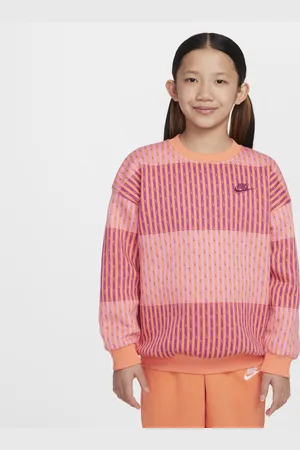 Nike Volnější mikina Sportswear Club Fleece pro větší děti (dívky)