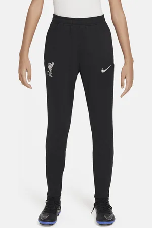 Nike Pleteninové fotbalové kalhoty Dri-FIT Liverpool FC Strike pro větší děti
