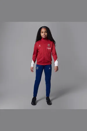 Nike Čtvrtá pleteninová fotbalová sportovní souprava Jordan Dri-FIT Paris Saint-Germain Strike pro větší děti