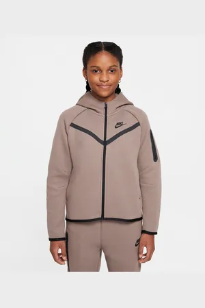 Nike Dívčí mikina s kapucí a dlouhým zipem Sportswear Tech Fleece
